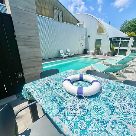 The Moon Quonset Hut Vacation Rental Heated & Chilled Pool